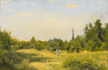 La Plaine d’Issy-les-Moulineaux, c. 1877-1880 by Stanislas Victor Edouard Lépine (French, 1835 - 1892)
