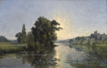 Picnic along the Riverbank, 1890 by Alexandre René Veron (French, 1826 - 1897)