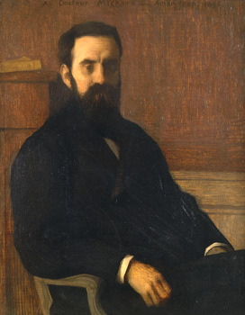 Au Docteur Michaux, 1895 by Edmond François Aman-Jean (French, 1860 - 1935)