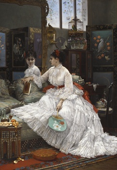 Distraction, 1875 by Jules Emile Saintin (French, 1829 - 1894)