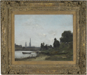Vue de Rouen by Antoine Vollon (French, 1833 - 1900)