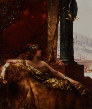 The Empress Theodora at the Coliseum, c. 1889 by Jean Joseph Benjamin Constant (French, 1845 - 1902)