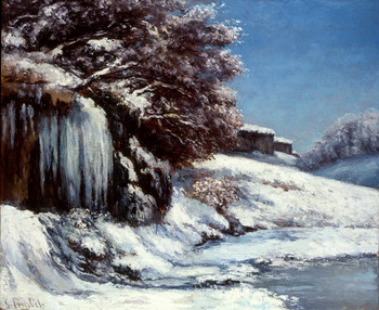 L'Hiver, Effet de Neige, c. 1864-1868 by Gustave Courbet (French, 1819 - 1877)