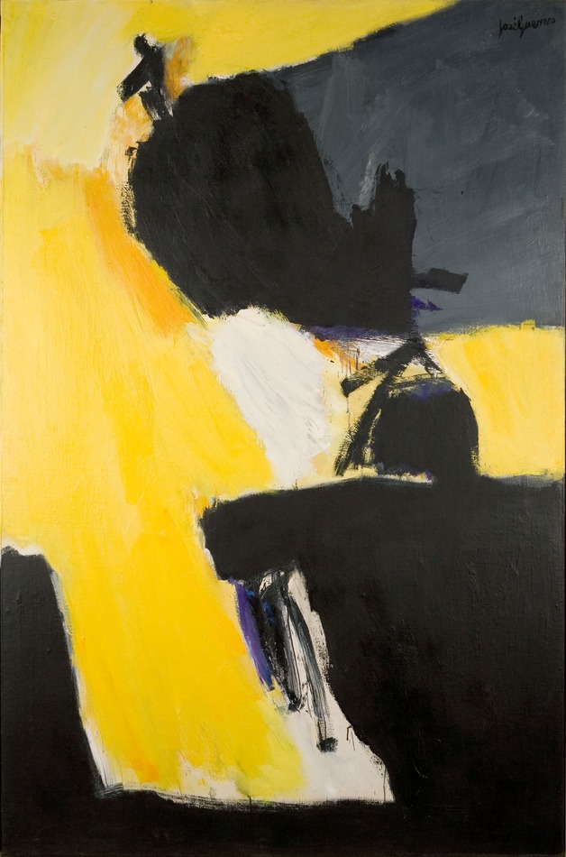Antojos Negros con Amarillos (Black Whims with Yellow), 1966 by José Guerrero (Spanish, 1914 - 1991)