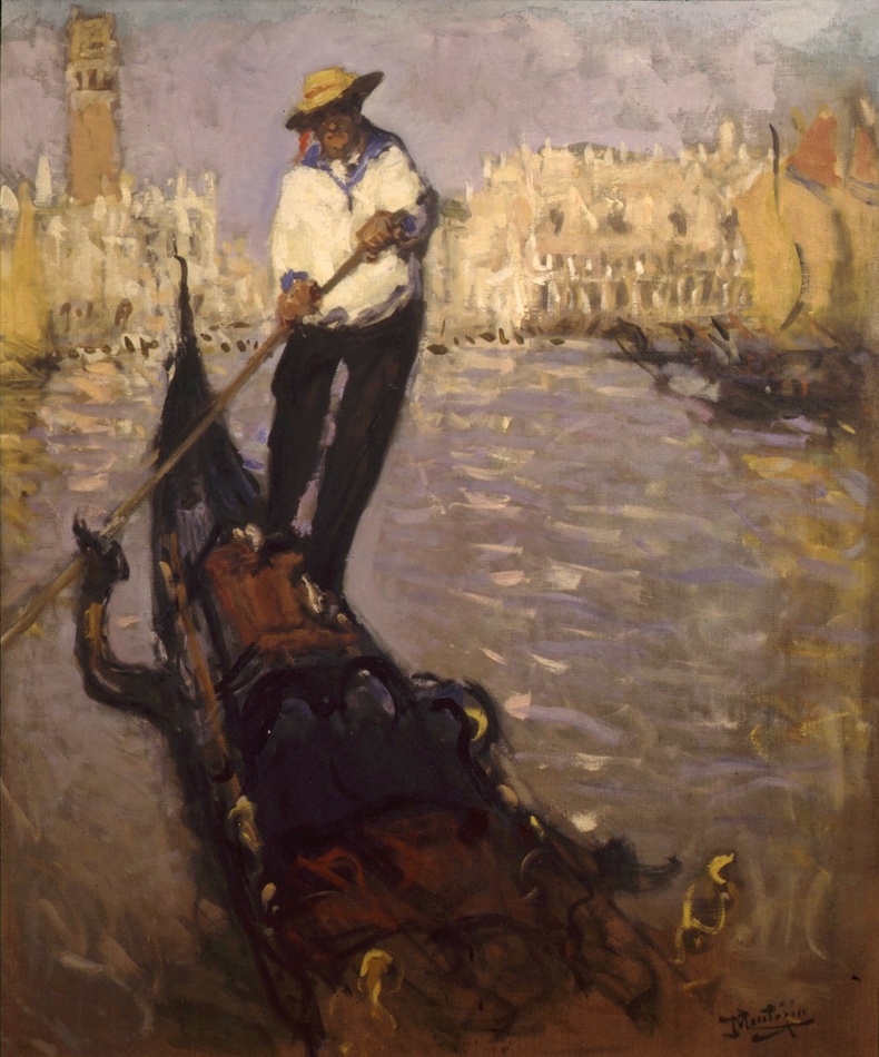 Le Gondolier by Pierre Eugène Montezin (French, 1874 - 1946)