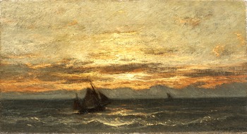 Marine, c. 1870-75 by Jules Dupré (French, 1811 - 1869)