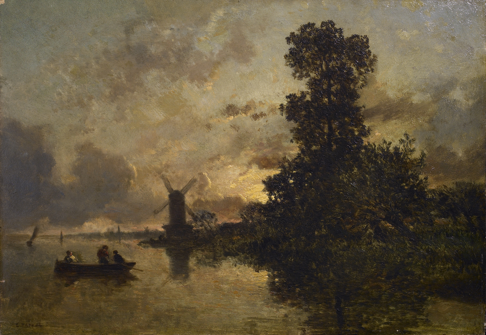 Crépuscule by Constant Troyon (French, 1810 - 1865)
