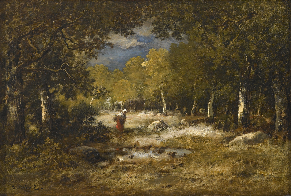 Wood Gatherer (Fagotière) by Narcisse Virgile Diaz de la Pena (French, 1807 - 1876)