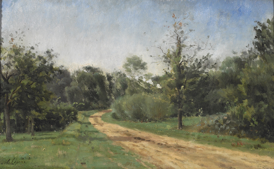 The Sunlit Road by Stanislas Victor Edouard Lépine (French, 1835 - 1892)