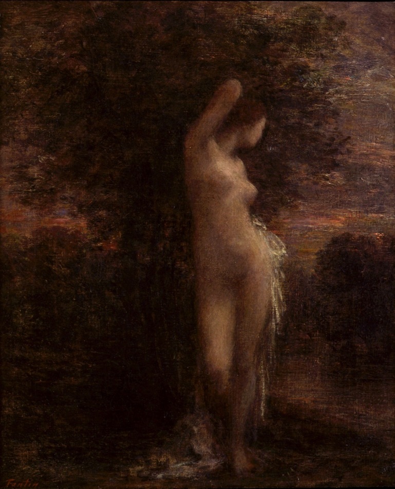 La Source dans le Bois by Henri Fantin-Latour (French, 1836 - 1904)