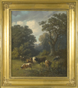 Vaches paissant dans la Clairière, c. 1840 by Constant Troyon (French, 1810 - 1865)